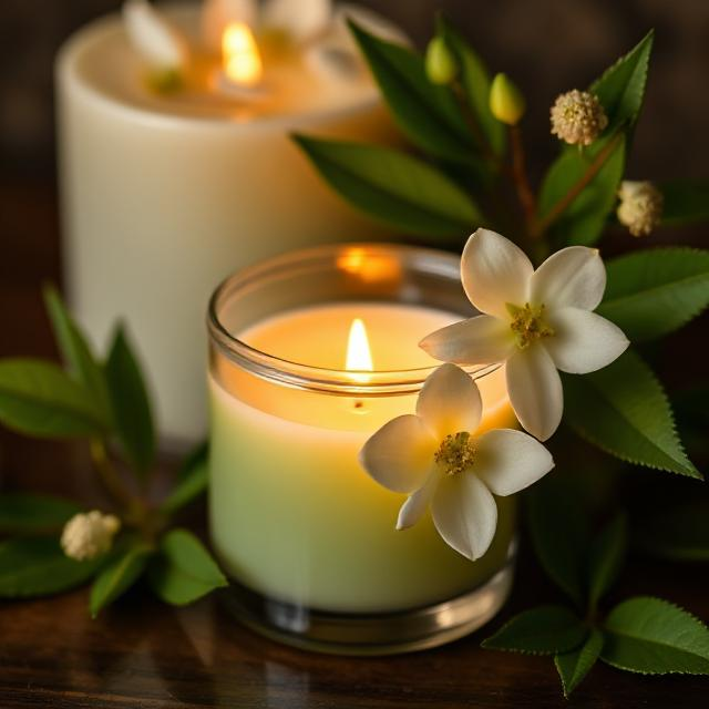 Jasmine Green Candle